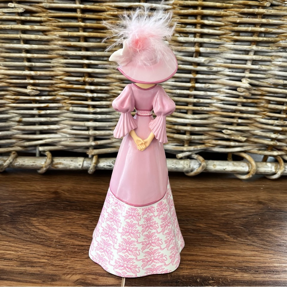 Damask Damsels for Hope Collection Ribbons of Support woman  figurine - Picture 3 of 6